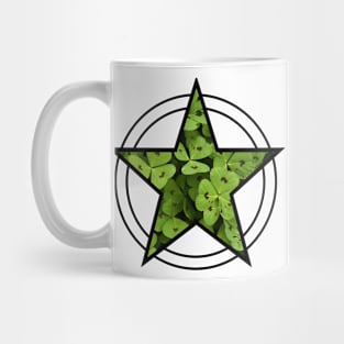 Green Clover Pentacle Mug